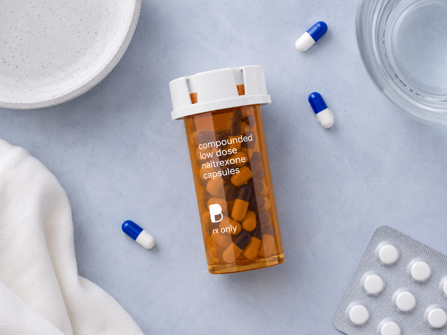 Compounded Low Dose Naltrexone (LDN) prepared by Bayview Pharmacy