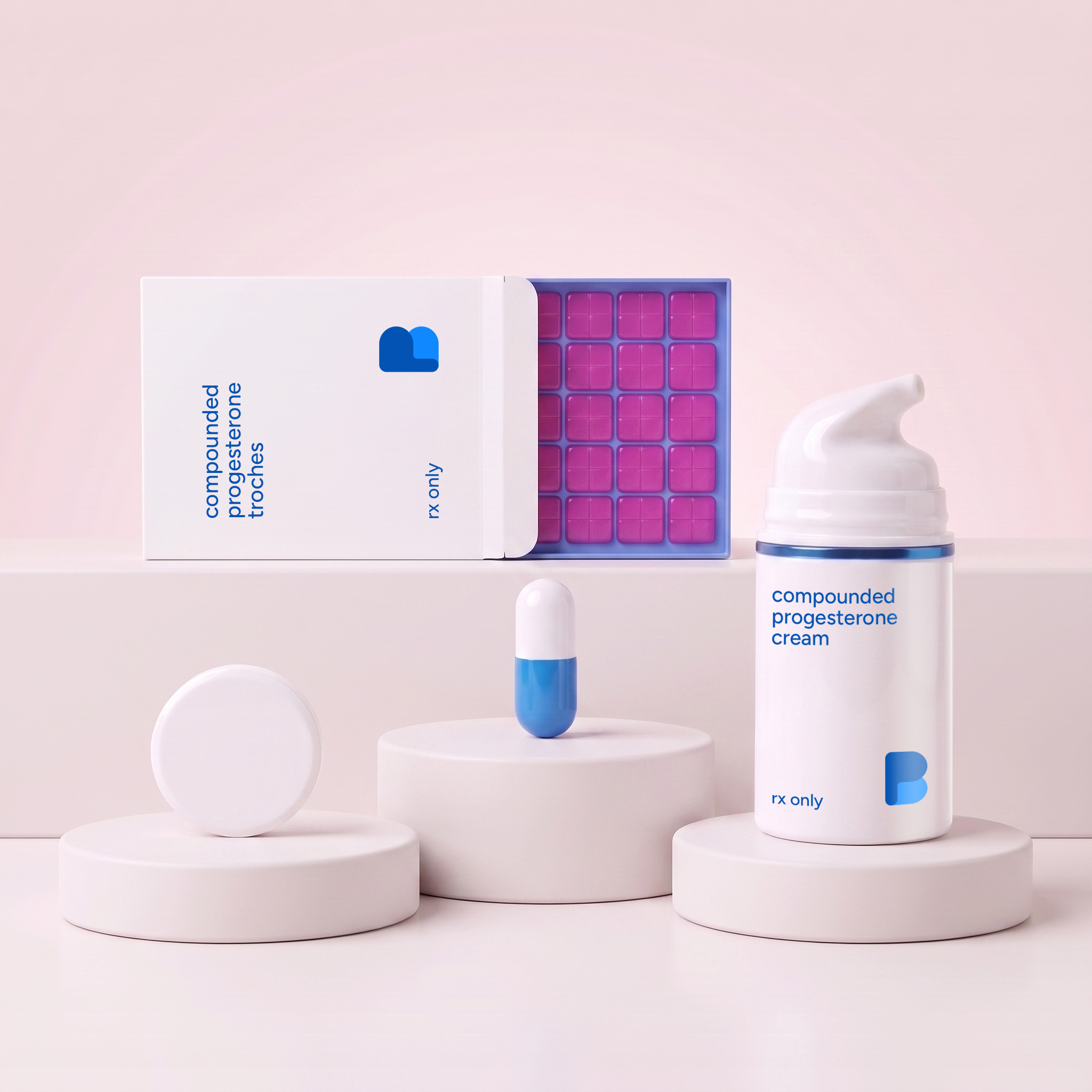 Progesterone, a compounded medication prepared by Bayview Pharmacy