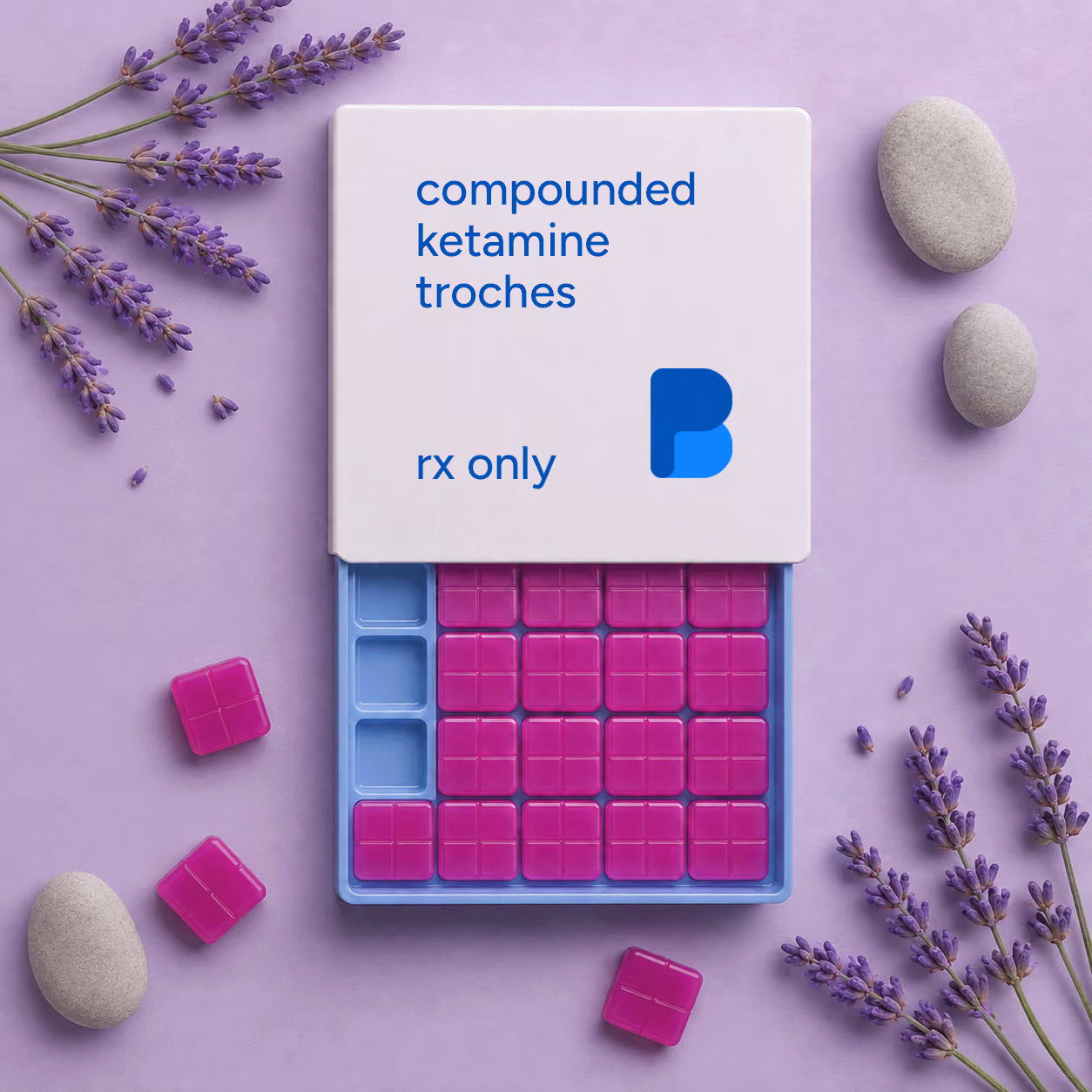 Ketamine Troches, a compounded medication prepared by Bayview Pharmacy