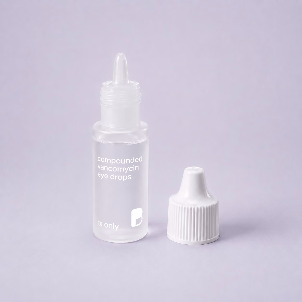 Fortified Vancomycin Eye Drops, a compounded medication prepared by Bayview Pharmacy