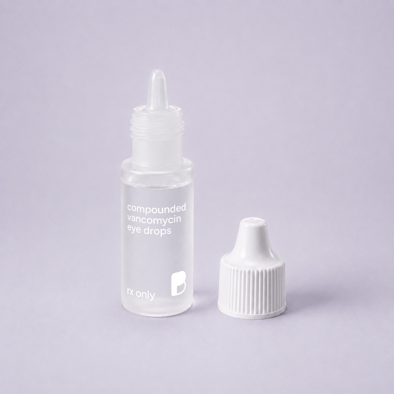 Fortified Vancomycin Eye Drops, a compounded medication prepared by Bayview Pharmacy