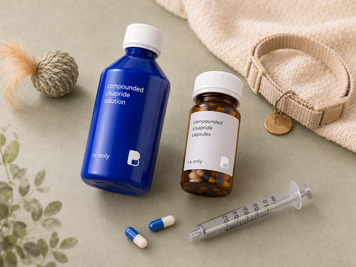 Flavored liquid or custom capsules – Cisapride from Bayview Pharmacy