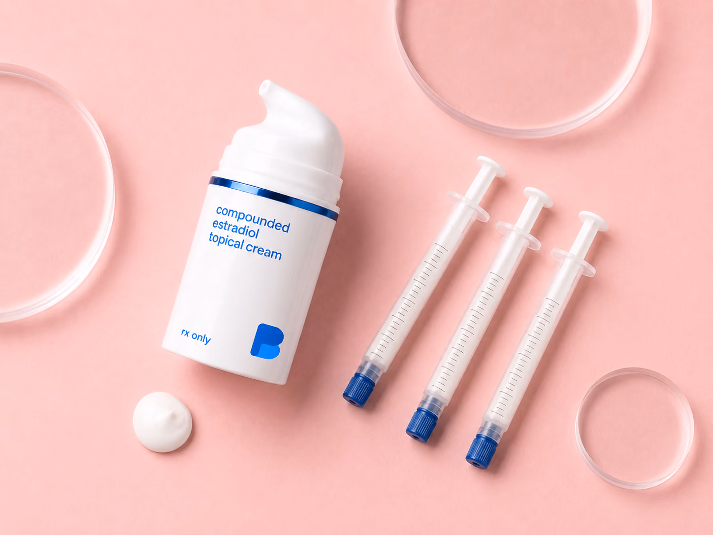 Strengths prepared to order – Estradiol Topical Cream from Bayview Pharmacy