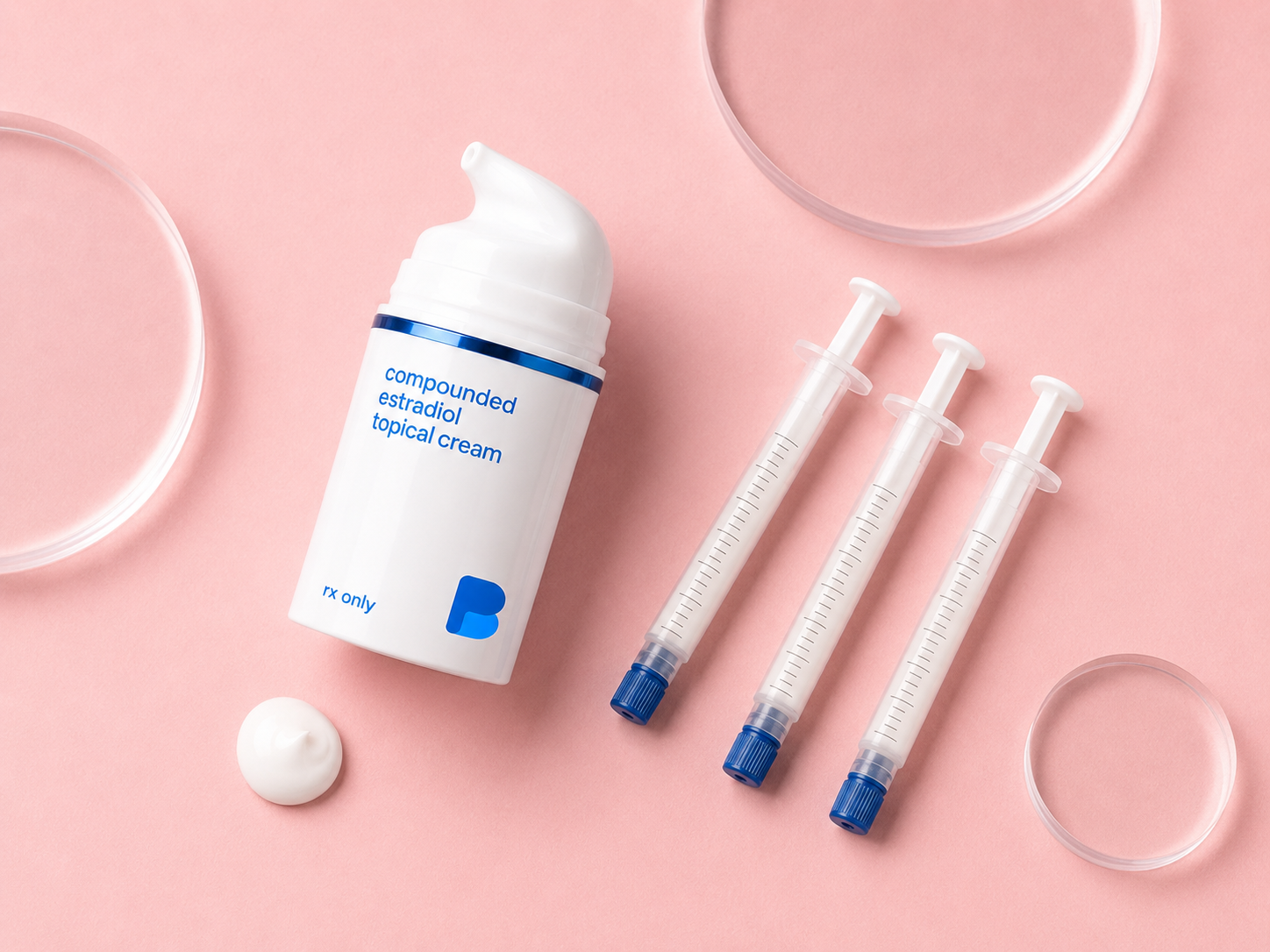 Strengths prepared to order – Estradiol Topical Cream from Bayview Pharmacy