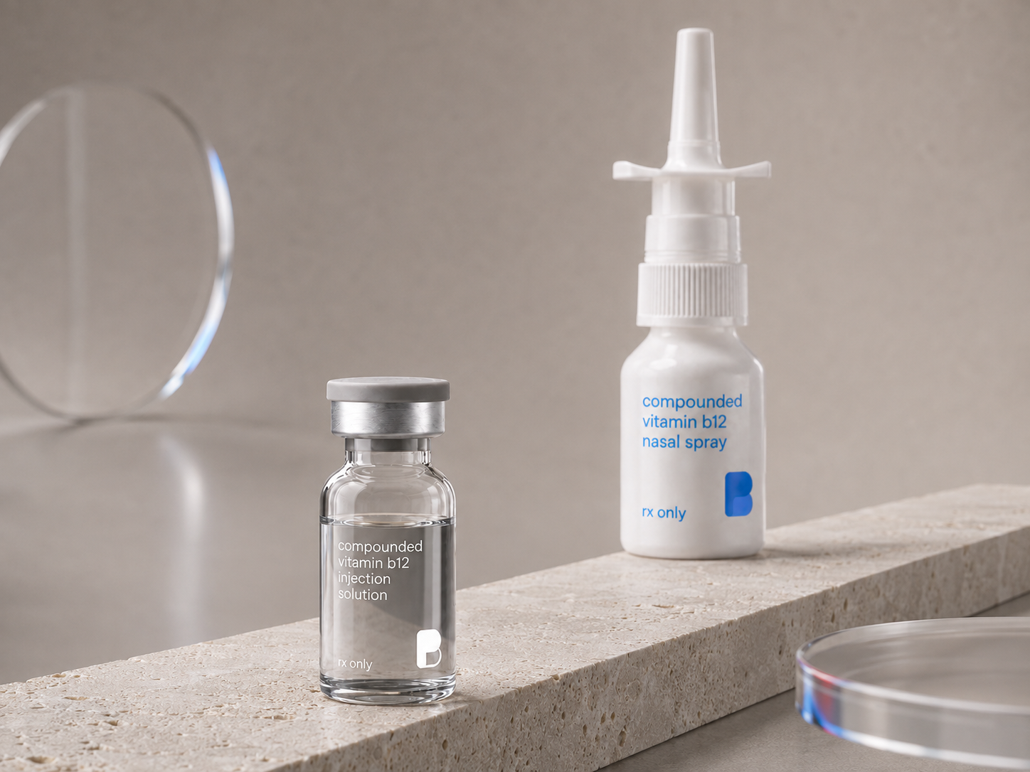 Forms with no approved US product – Vitamin B12 Injections & Nasal Spray from Bayview Pharmacy