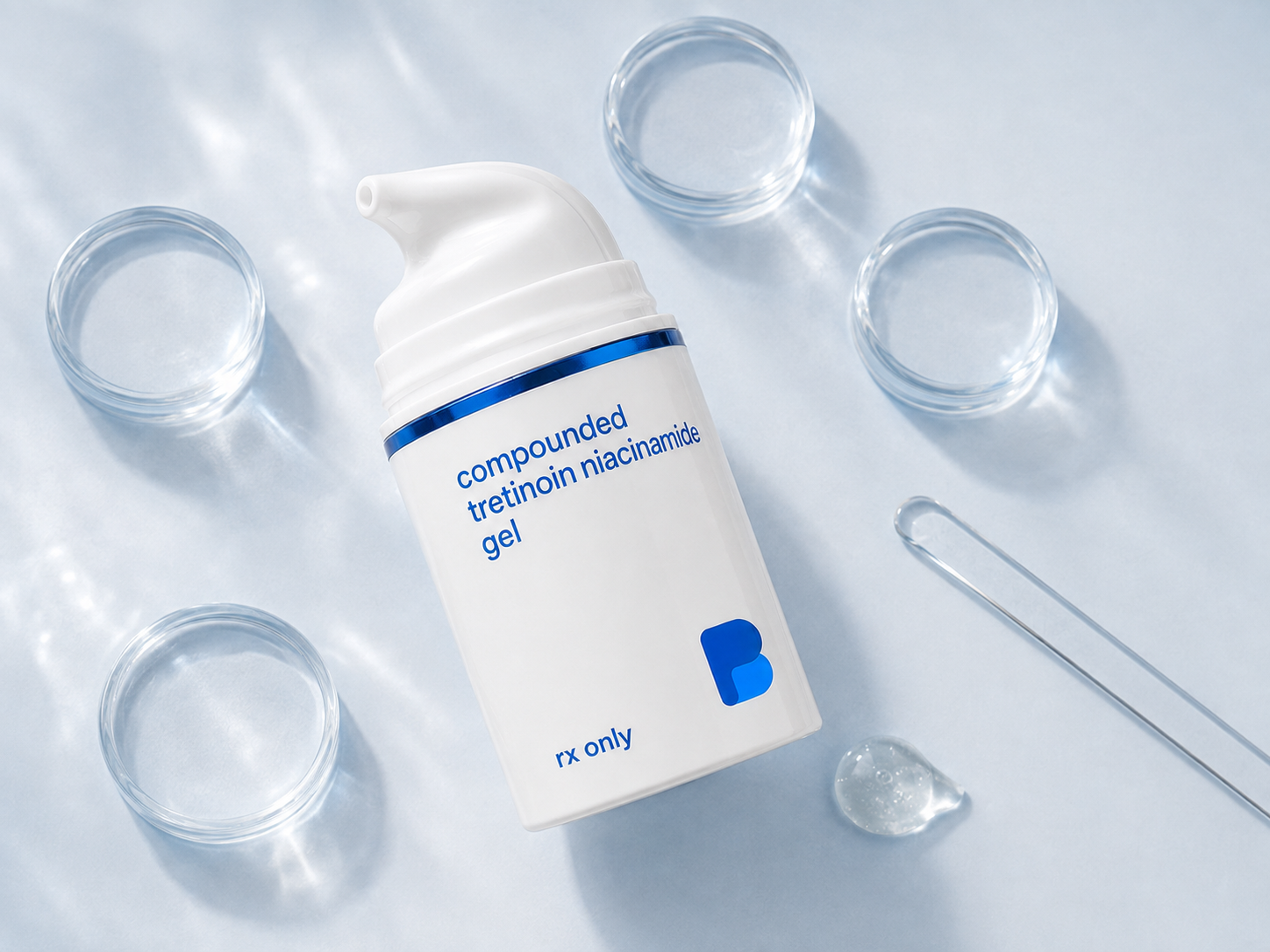 Strengths made to order – Tretinoin / Niacinamide / Hyaluronic Acid Gel from Bayview Pharmacy