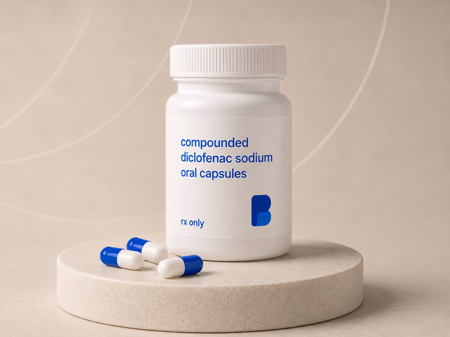 Also compounded as oral capsules – Diclofenac Sodium Topical Gel & Oral Capsules from Bayview Pharmacy