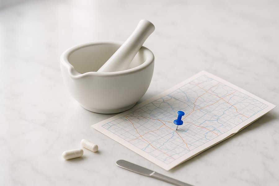 Compounding pharmacy near me: what actually matters, and when mail order is the better answer | Bayview Pharmacy