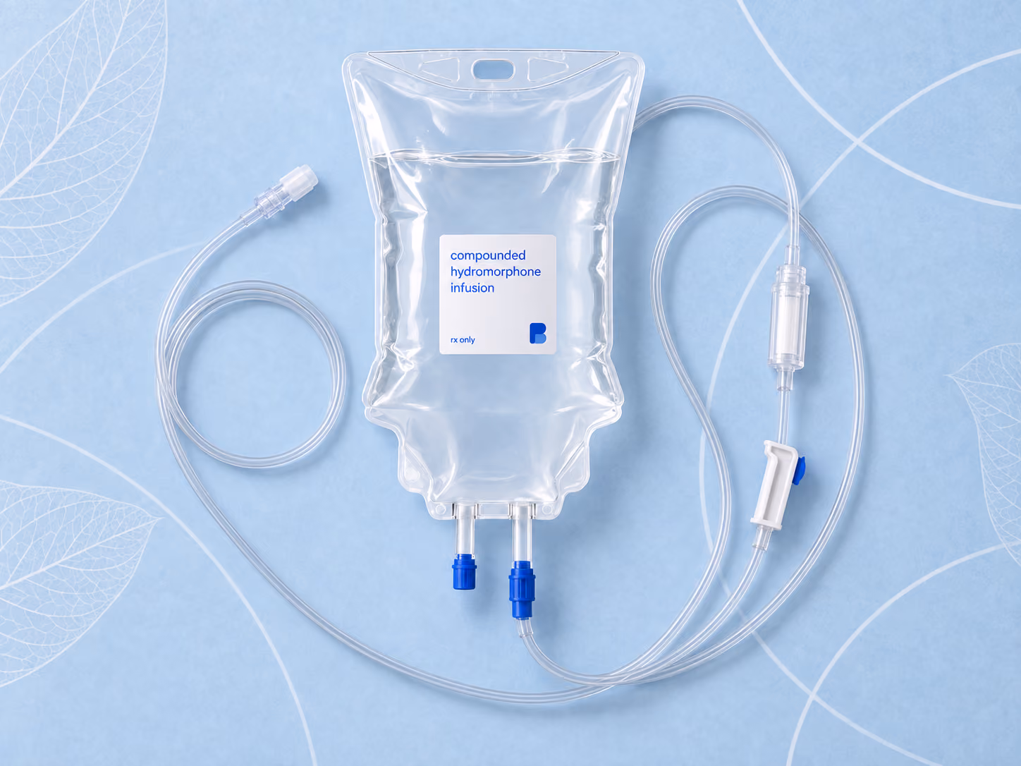 Hydromorphone Infusion, a compounded medication prepared by Bayview Pharmacy