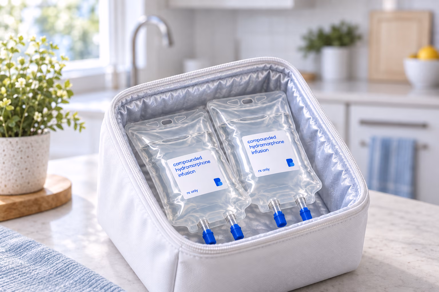 Bag volume follows the visit interval – Hospice & Palliative Care Compounding from Bayview Pharmacy