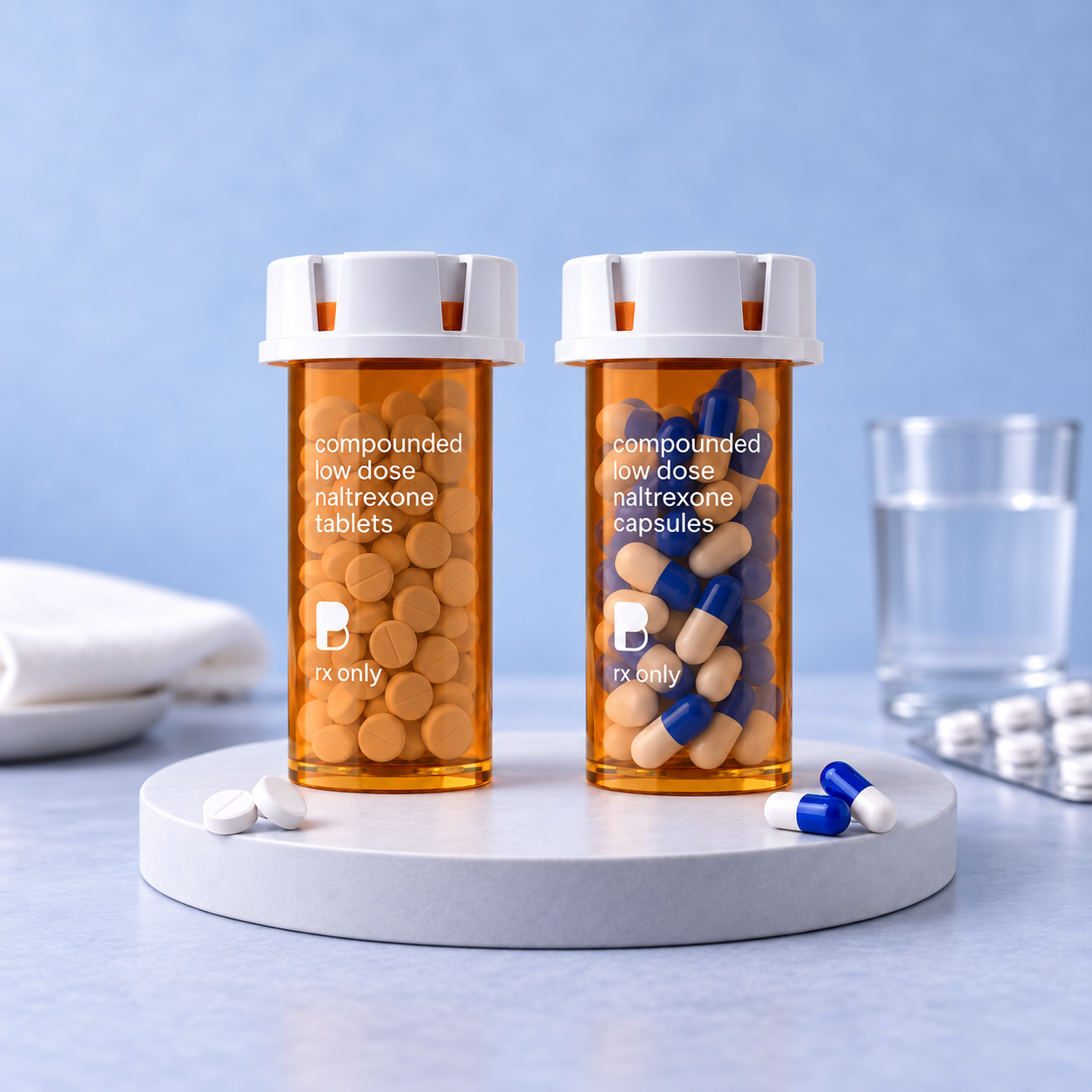 Compounded low dose naltrexone tablets and capsules from Bayview Pharmacy