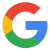 Google's logo, a red, yellow, green and blue 'G'