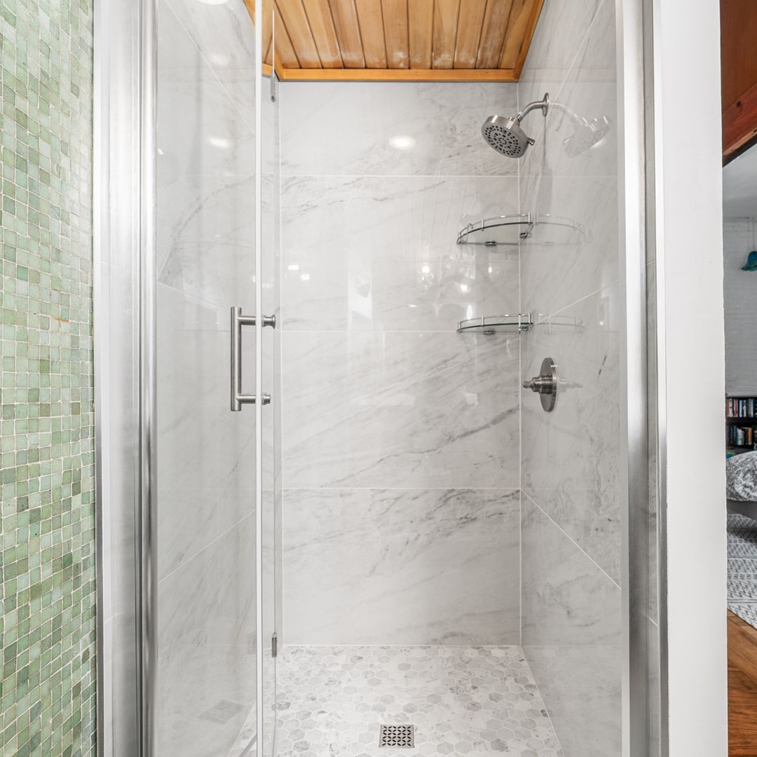After picture of a Pittsburgh shower remodel