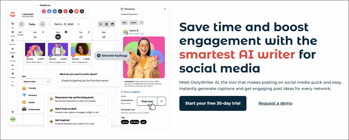 Hootsuite AI marketing tools