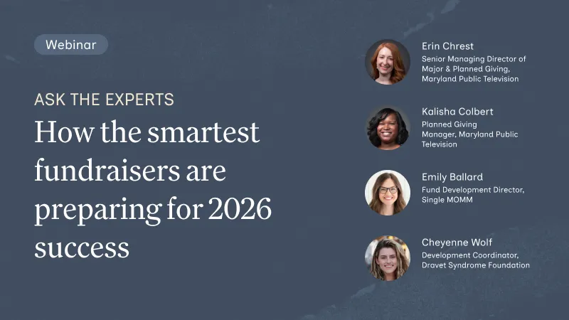 How the smartest fundraisers are preparing for 2026 success