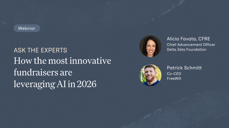 How the most innovative fundraisers are leveraging AI in 2026
