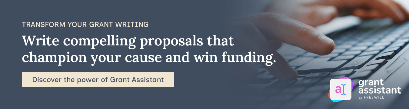 Transform your grant writing. Write compelling proposals that champion your cause and win funding. Discover the power of Grant Assistant.