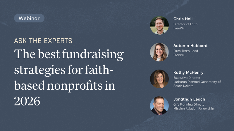Ask the Experts: The best fundraising strategies for faith-based nonprofits in 2026