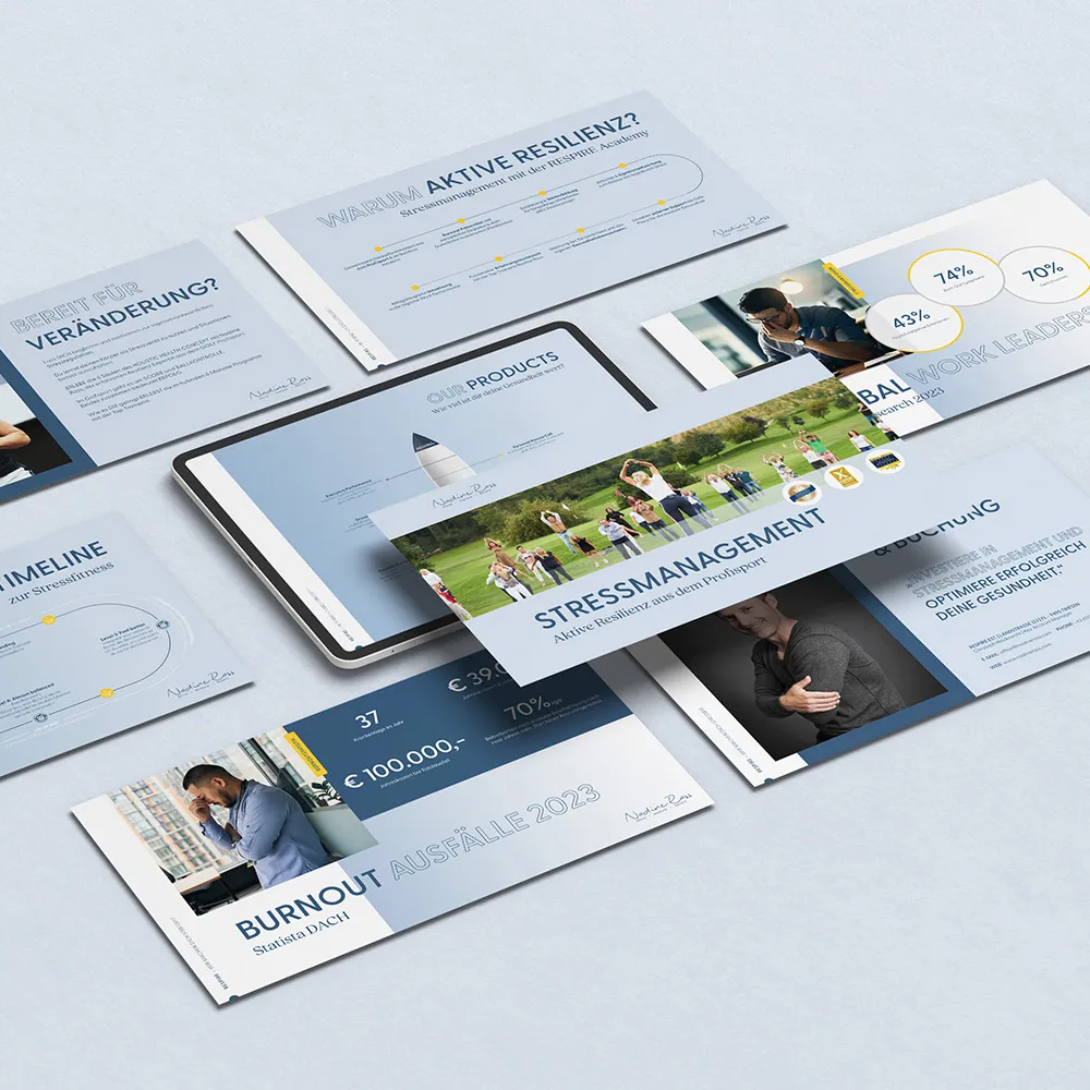 Portfoliobild im Herobereich vom Großprojekt Respire Academy