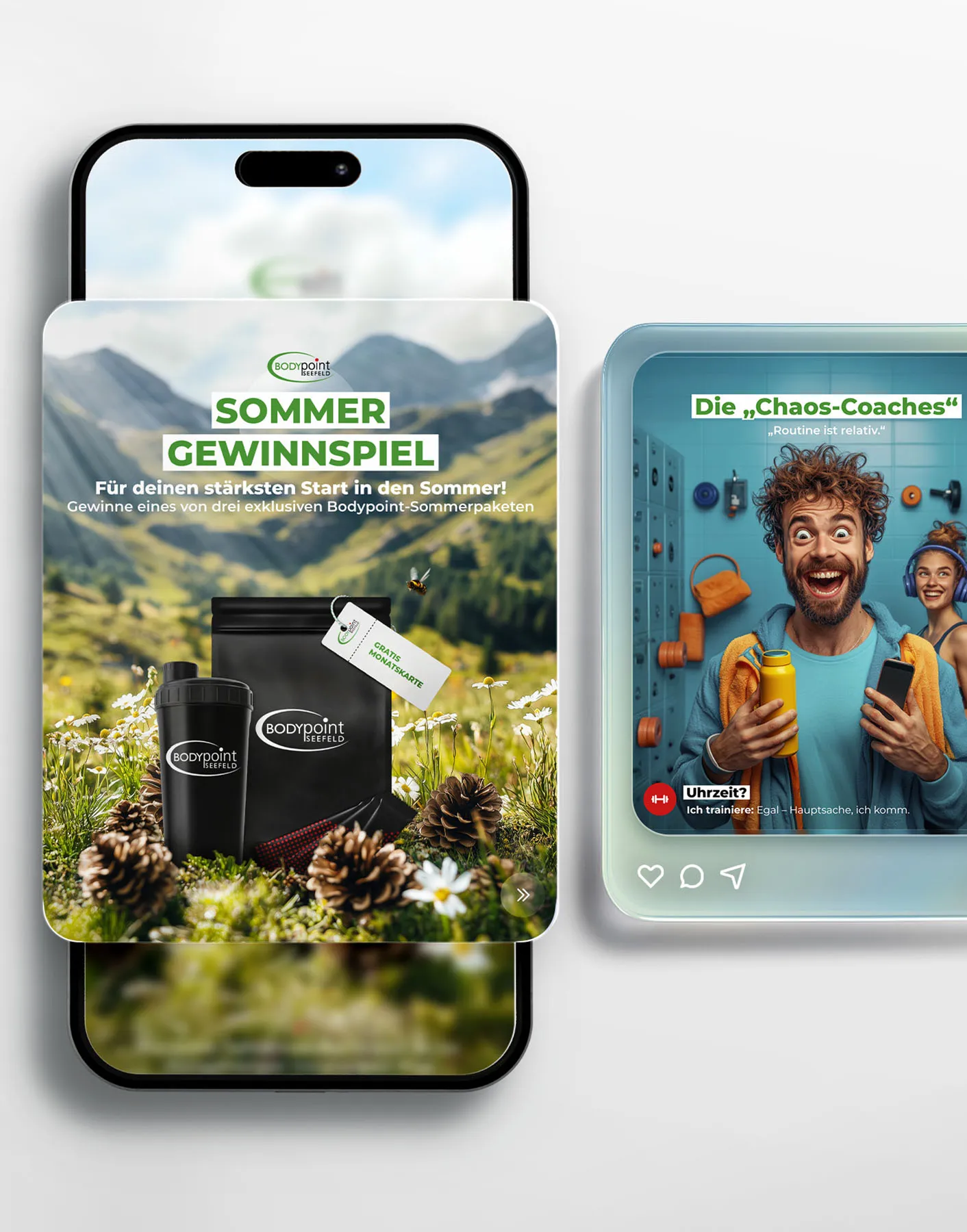 Showcase Bild im Bereich Web und Digital Experiences. Kunde – Bodypoint Seefeld