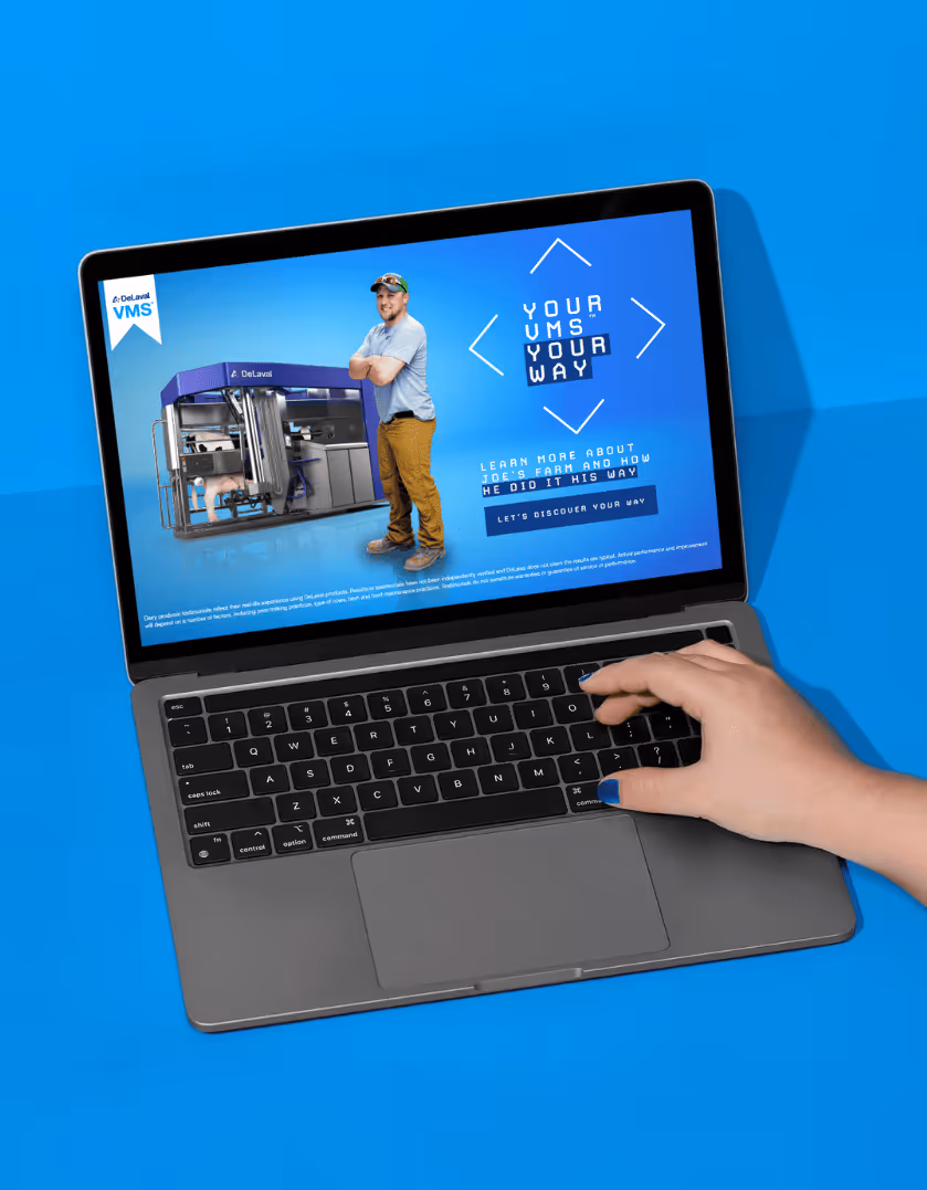 Multi-format video content created for DeLaval to educate, promote and showcase their global dairy solutions