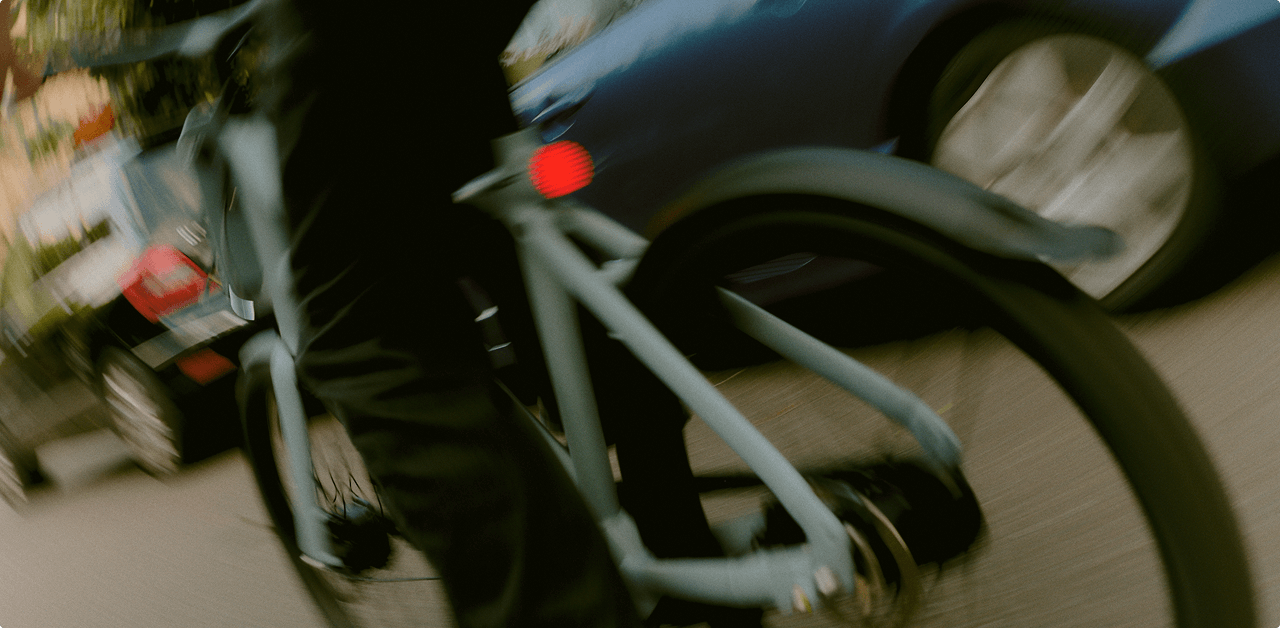 a rybit bike is riding