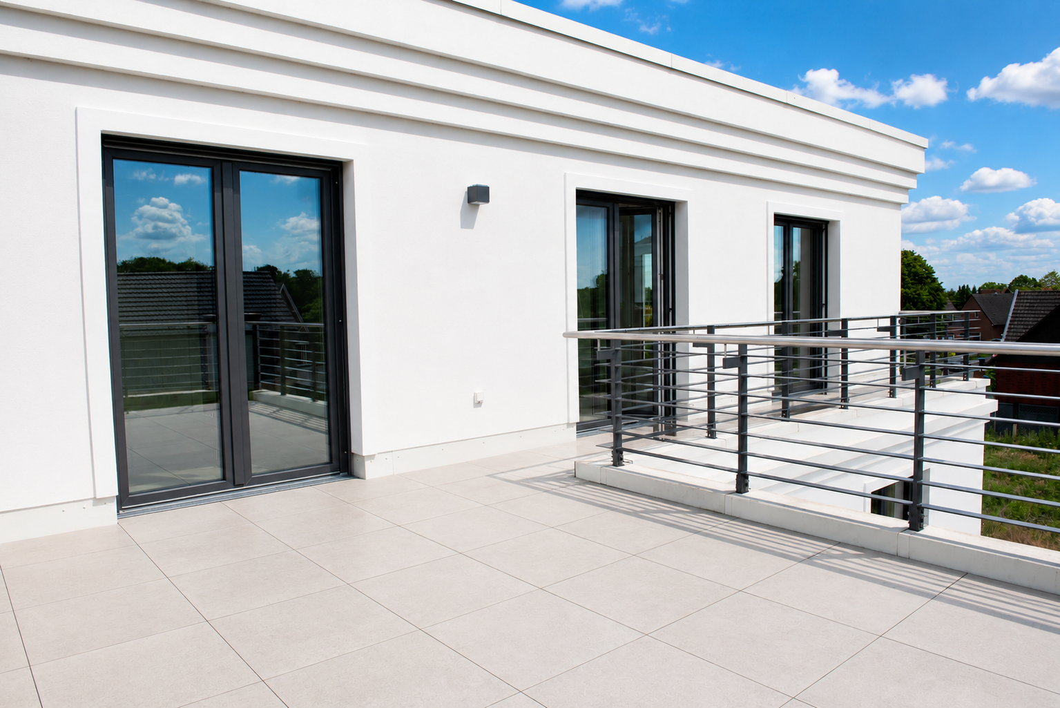 Ansicht Dachterrasse Penthouse
