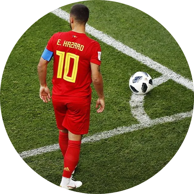 SBP Corners betting product: Eden Hazard taking corner kick