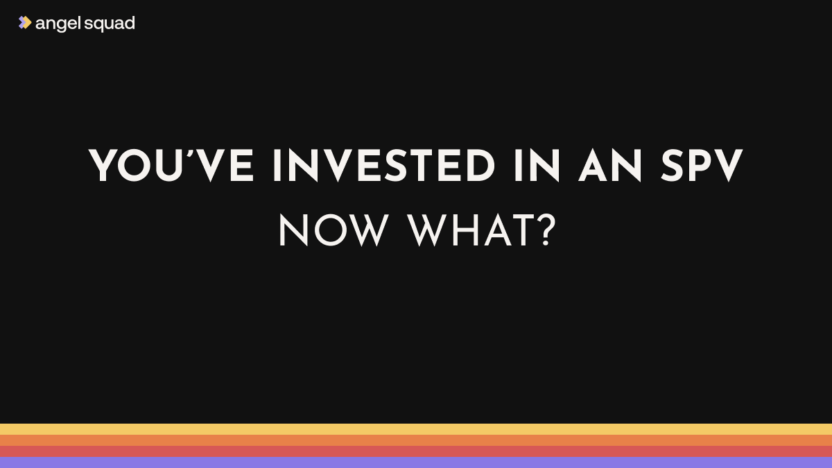 what happens when you invest in an spv?