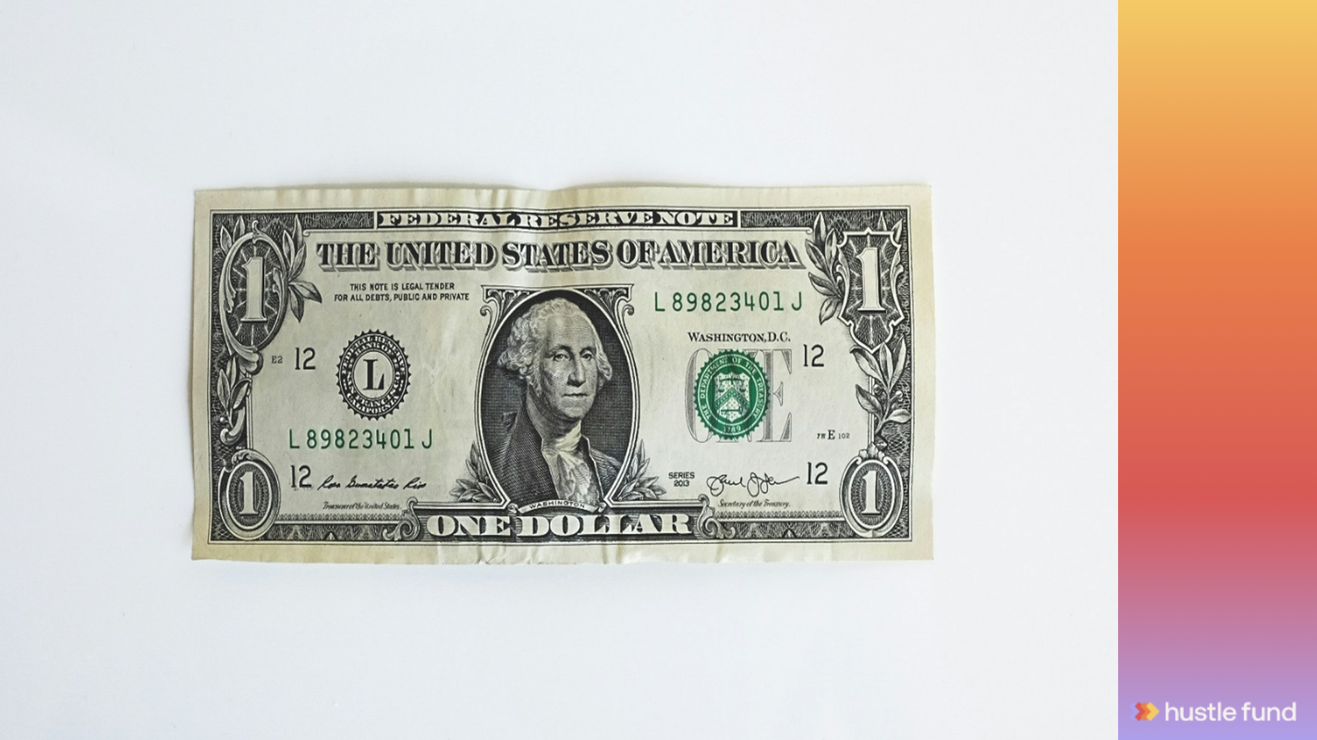 A single dollar bill representing capital kept with investors until a fund issues a call