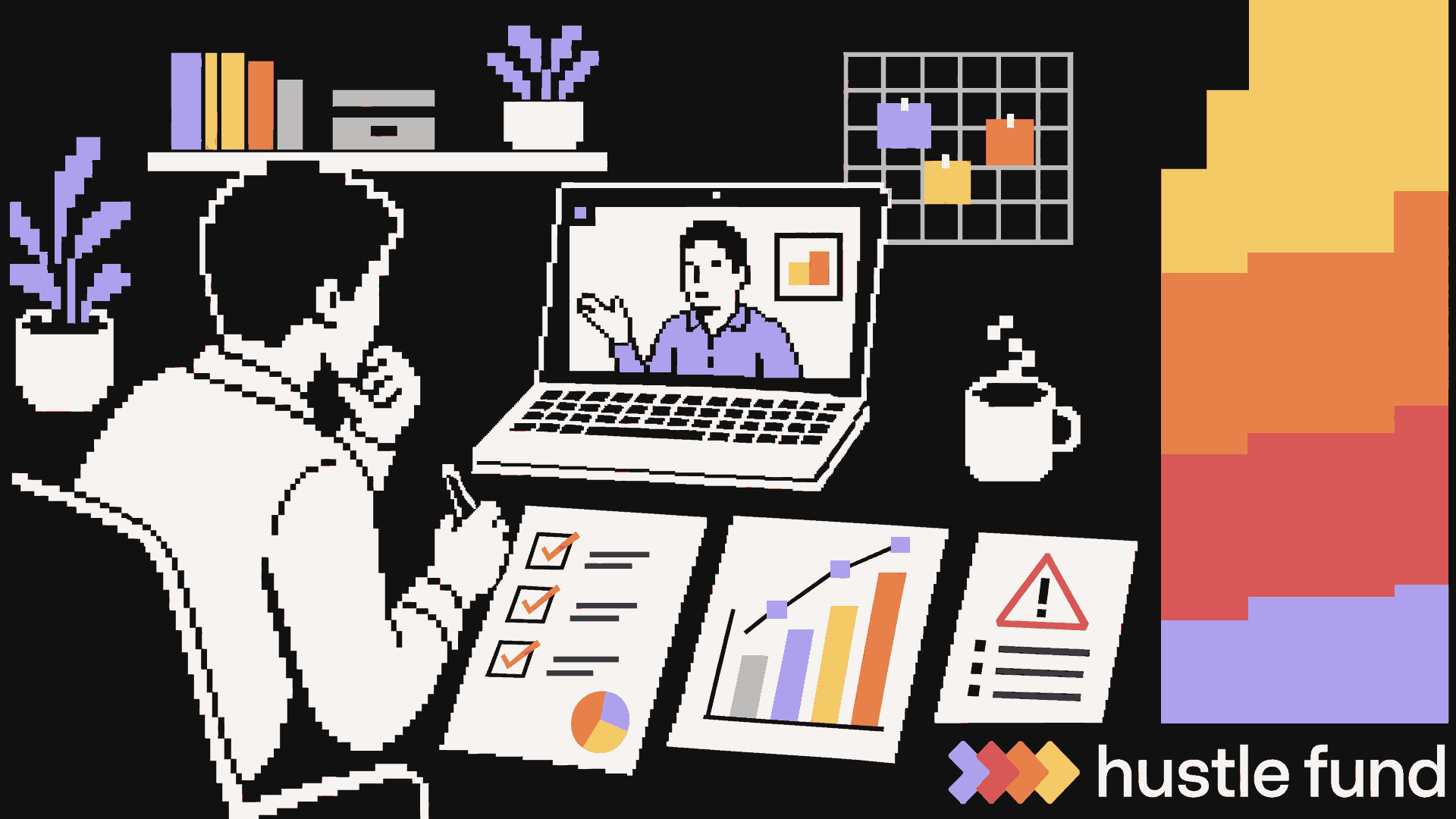 Founder preparing evidence, metrics, and risks for a startup investor follow-up call.