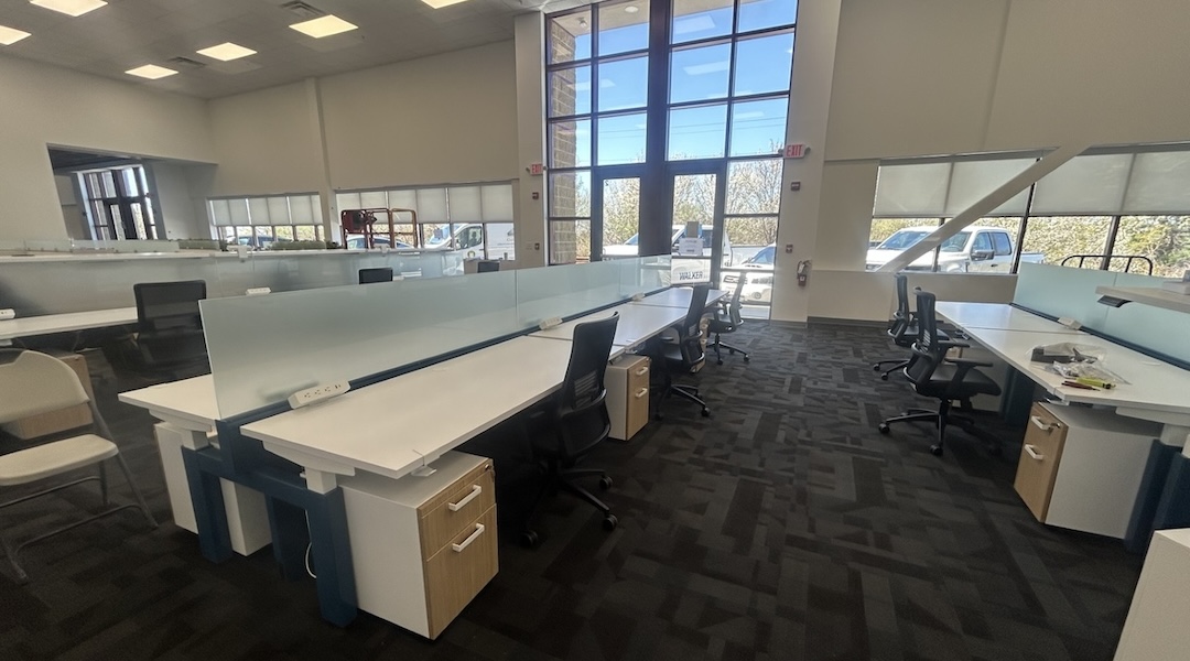 BTLs office, newly designed by Office Gallery in the Marlborough MA area