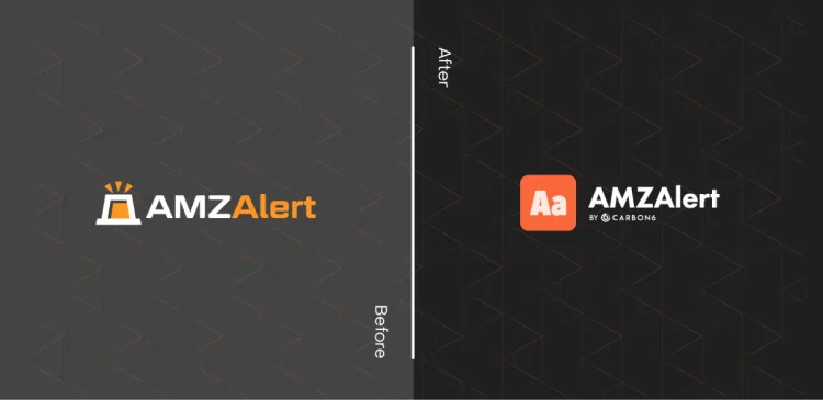 before/after AMZAlert logo