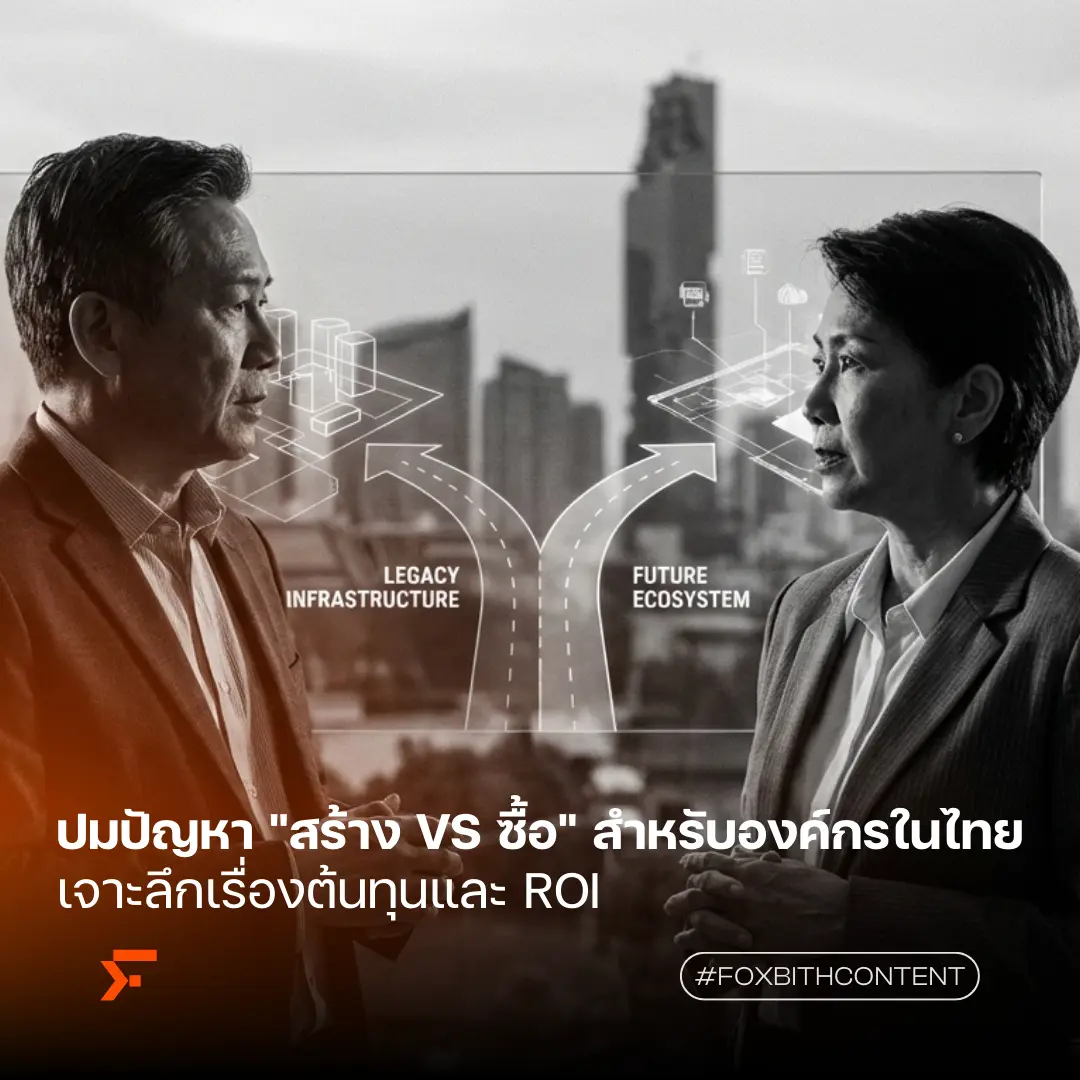 สร้าง vs ซื้อ ซอฟต์แวร์? เจาะลึก ROI และข้อดี-ข้อเสีย สำหรับองค์กรไทย