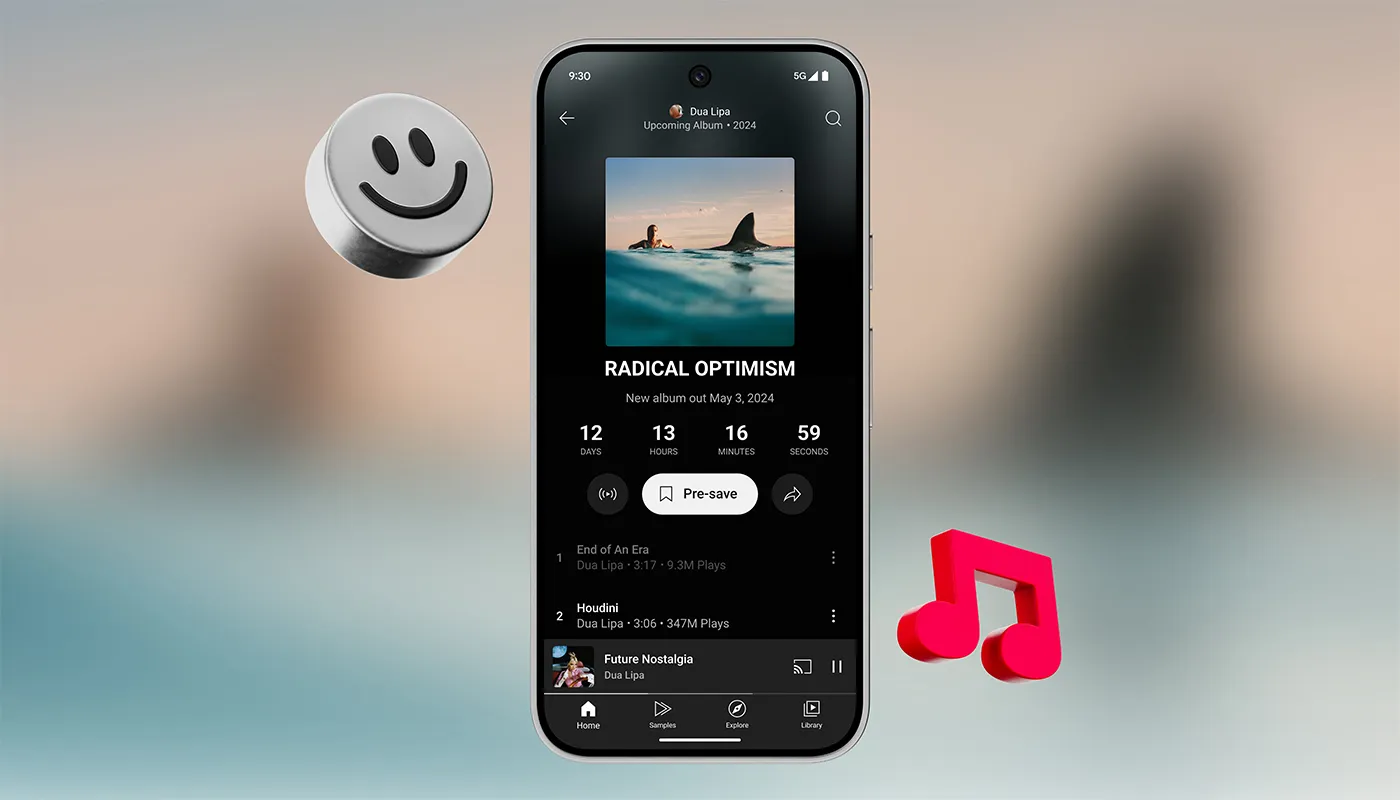 YouTube Music Pre-Save