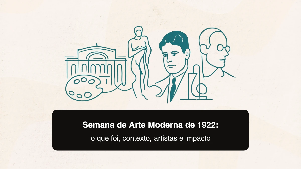 Semana de Arte Moderna de 1922: o que foi e seu impacto