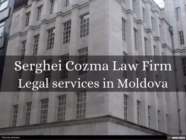 Serghei Cozma Law Firm