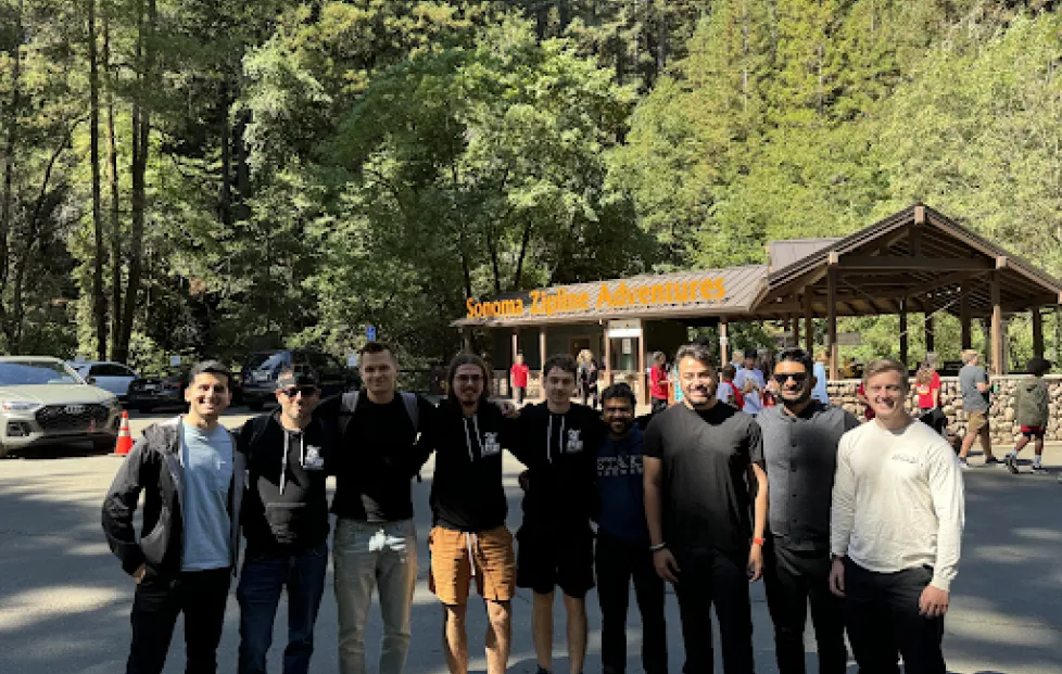 Gearing up for zip line adventure