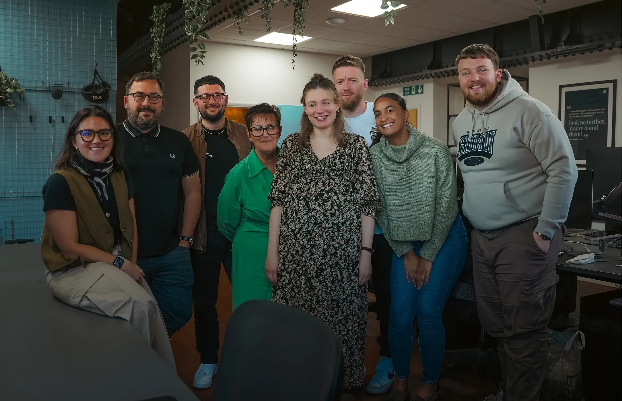 The whole Brady team.