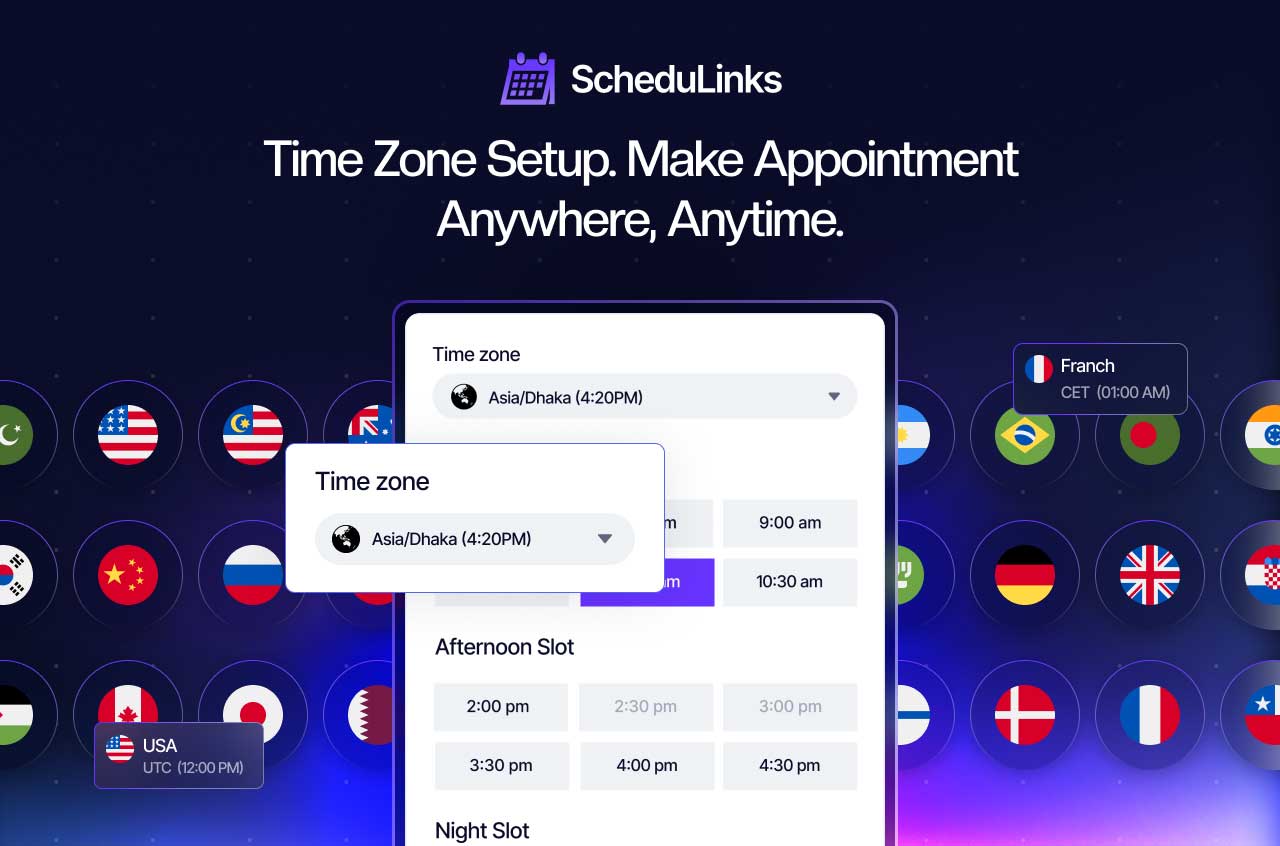 ScheduLinks – Advanced Booking & Appointment App for Webflow