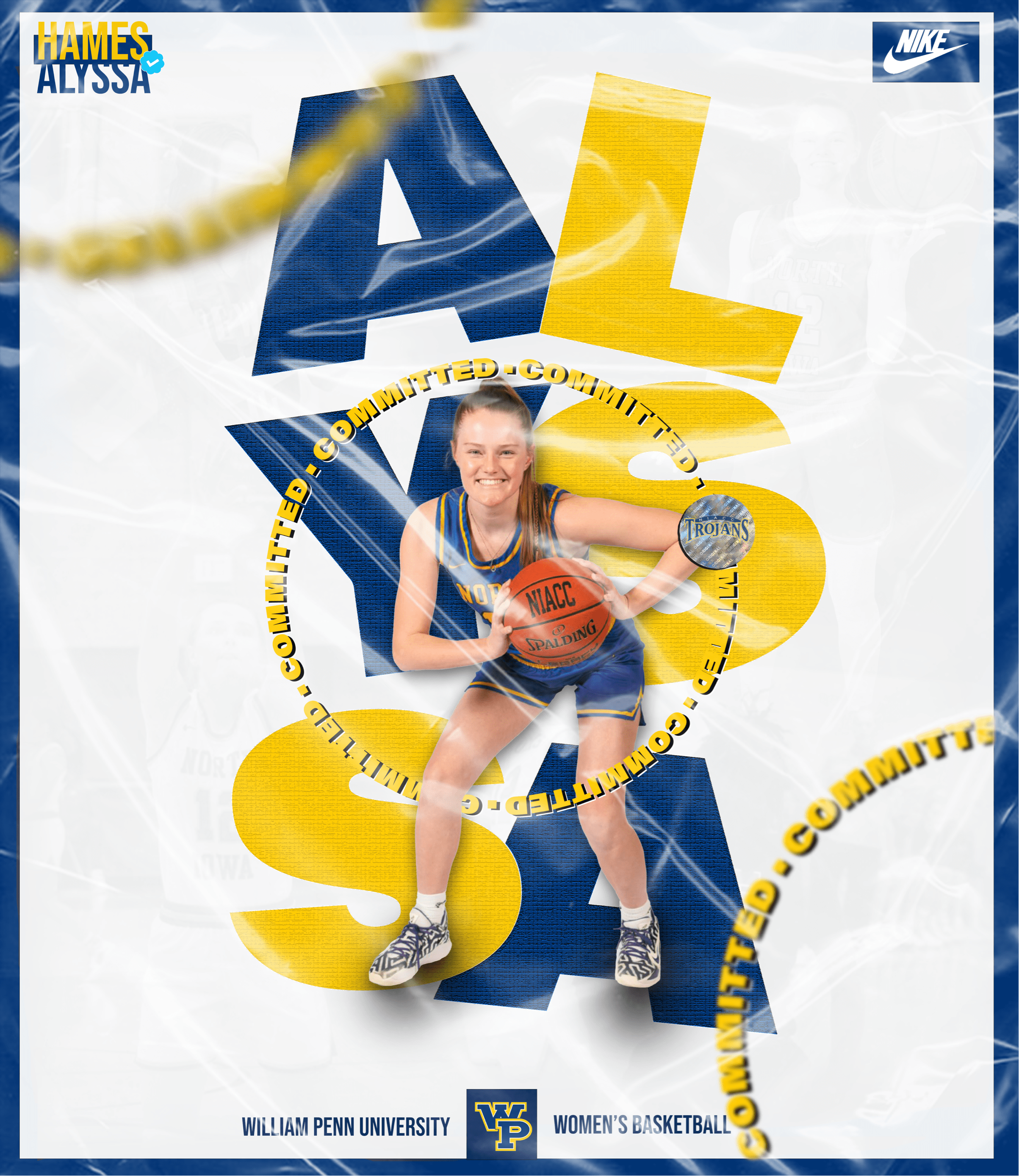 William Penn Women's Baseketball Recruit 