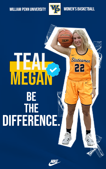 William Penn Women's Basketball Recruit Graphic