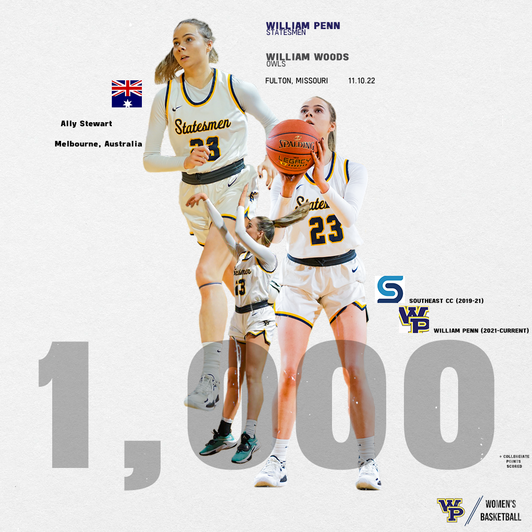 Ally Stewart 1,000 Points 
