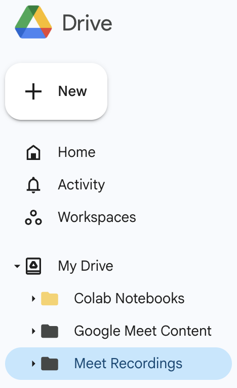 MeetingRecordingDrive