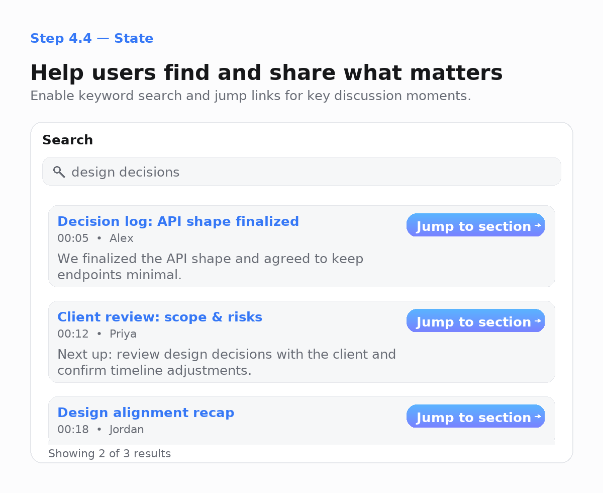 Example search expansion