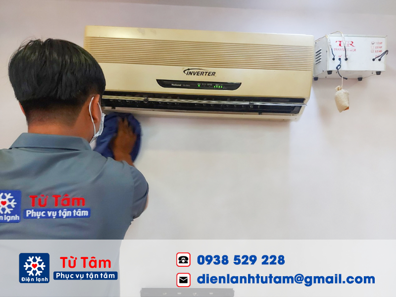 Chúng tôi cam kết về chất lượng vệ sinh máy lạnh ở Nhà Bè