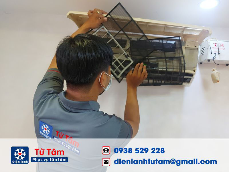 Vệ sinh máy lạnh uy tín tại nhà
