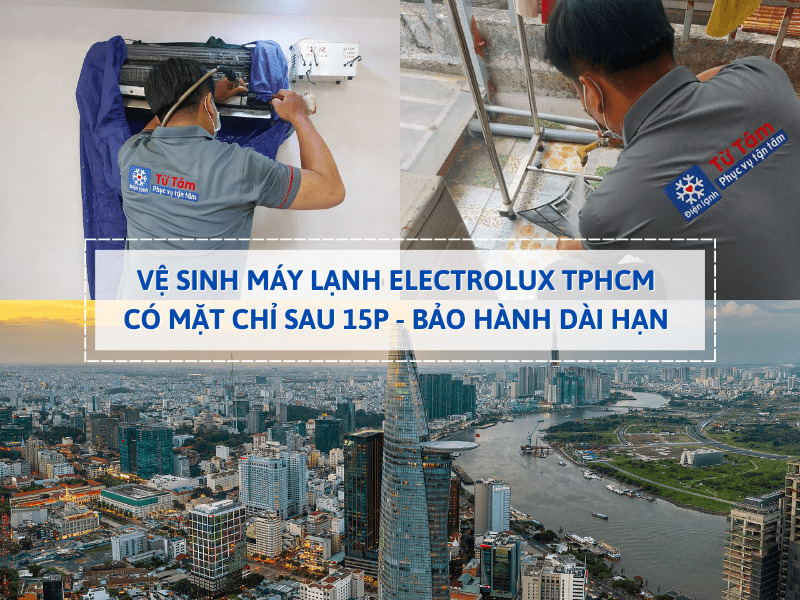 Dịch vụ vệ sinh máy lạnh Electrolux của Điện lạnh Từ Tâm được rất nhiều người dùng tin tưởng