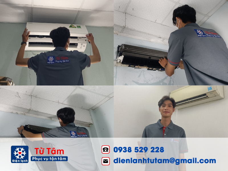 Chu kỳ vệ sịnh máy lạnh là 3 đến 4 tháng lần
