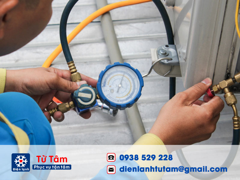 nạp thêm gas cho máy lạnh
